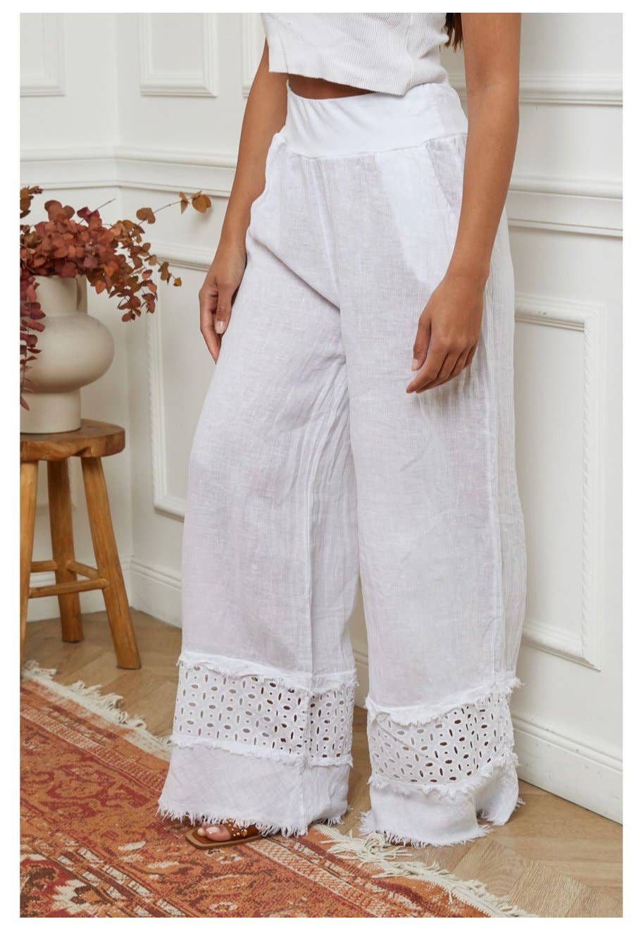 LÉA & LUC - Vendita all'ingrosso Pantalone - Donna - Pantaloni in 100% Lino RIF. 304902