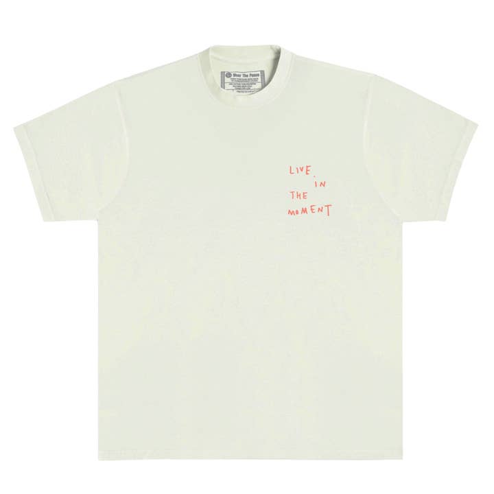 Wear The Peace - Wholesale Screen Printed T-Shirt - Men's - Live In The Moment Heavyweight Tee