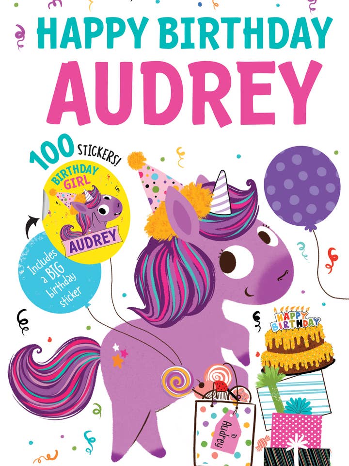 Happy Birthday Audrey for wholesale by Sourcebooks