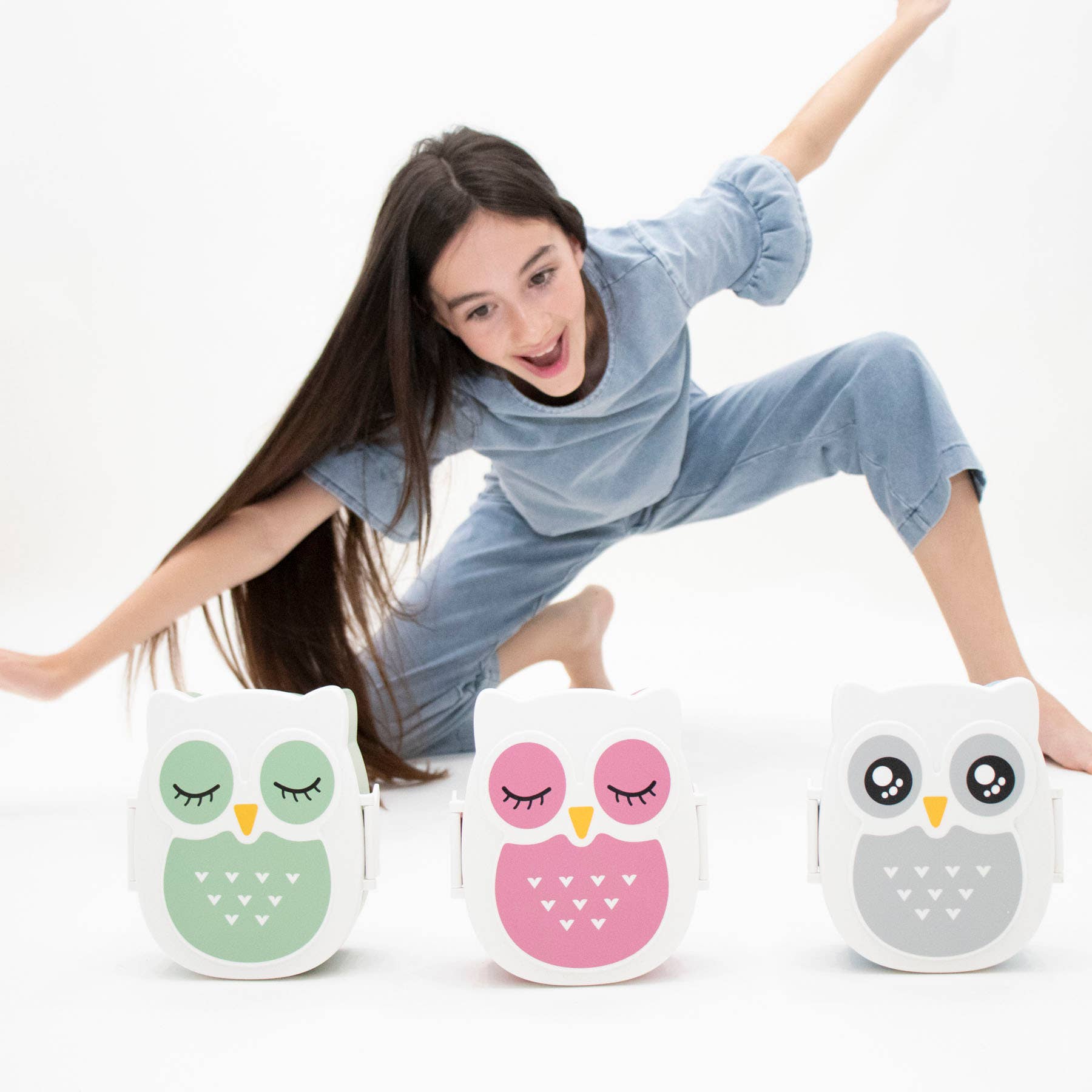 Menthe Boite à goûter - Chouette Menthe - sans BPA  en vente sur Faire8