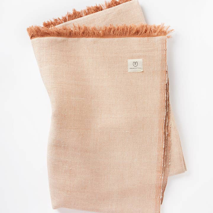 Yogamatters - Wholesale Yoga Blanket - Organic Cotton Chambray Yoga Blanket6