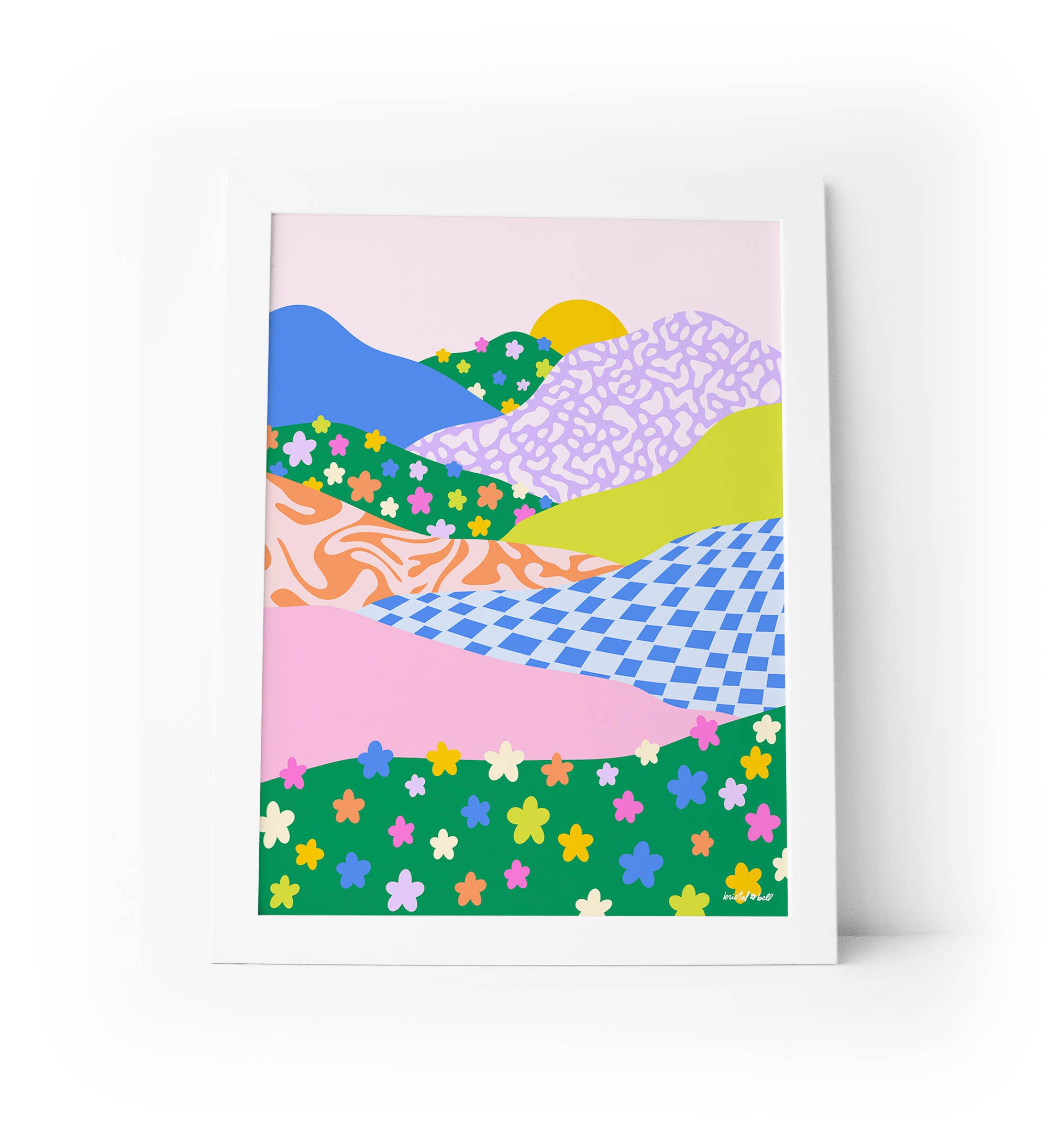 KANDS.CO - Wholesale Art Print - Quilted Landscape Art Print1