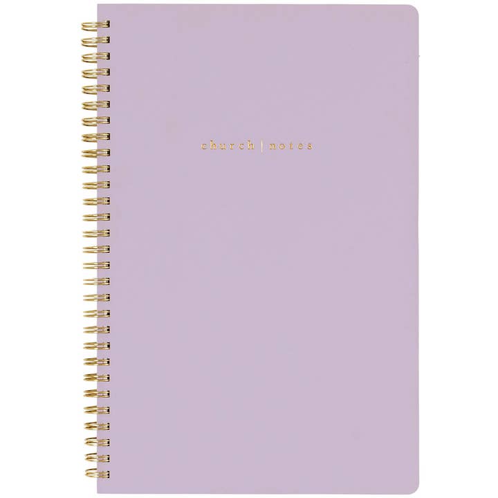 Church Notes Co. - Wholesale Notebook - Lilac Church Notes Bible Reference Notebook with Maps