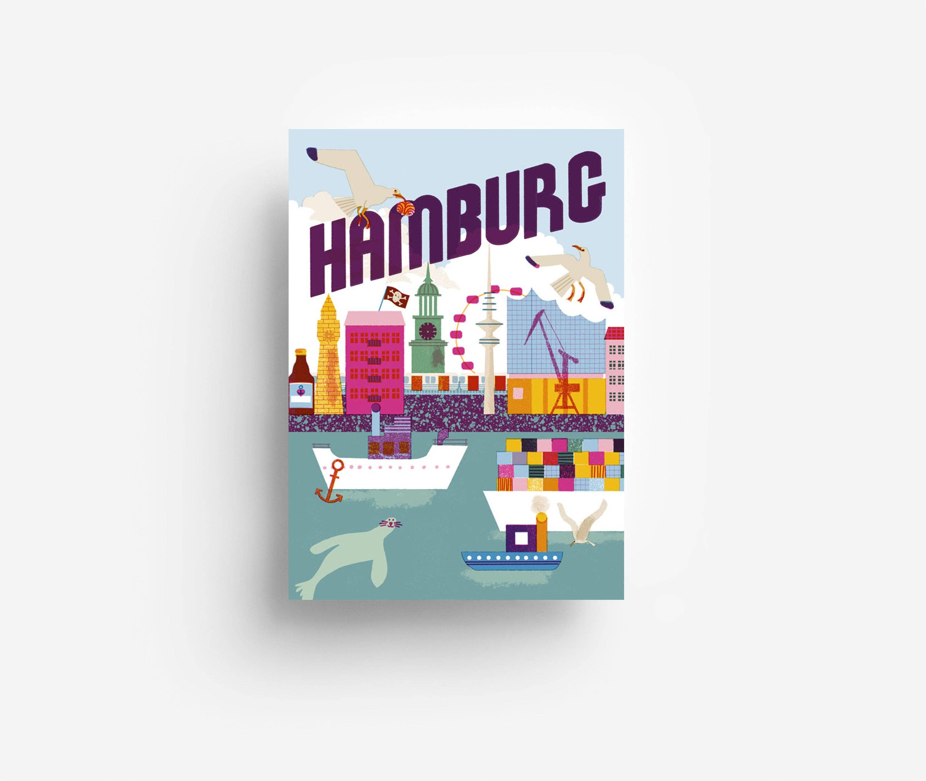 jungwiealt - Wholesale Postcard - Hamburg Postcard DIN A60