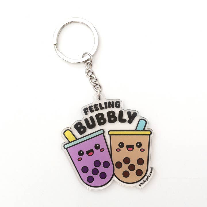 Feeling Bubbly - Acrylic Keychain for wholesale by Pals & Co.