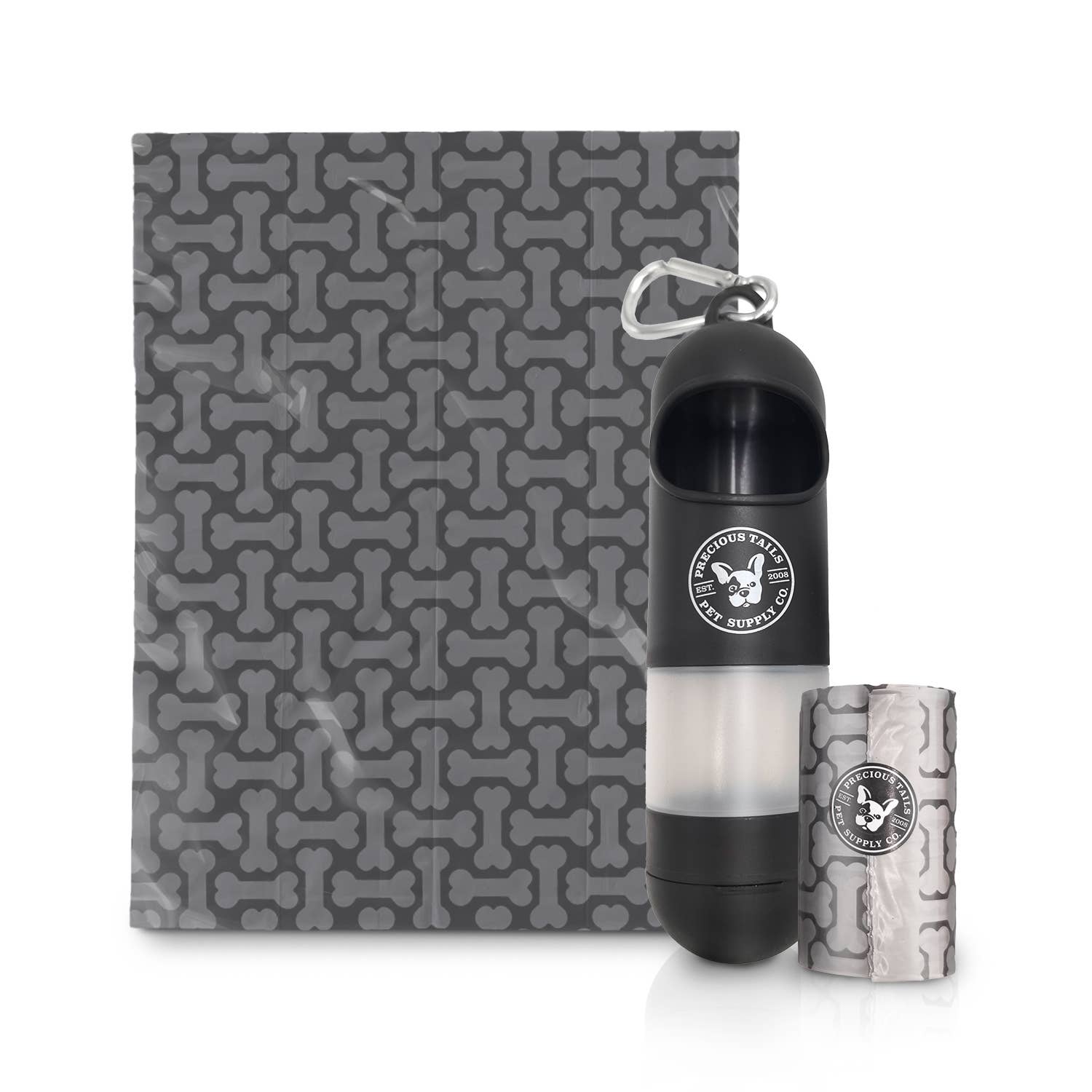 Precious Tails - Wholesale Pet Poop Bag Dispenser - P.T. Supply Co. Sani N Bag Dispenser with Hand Sanitizer7