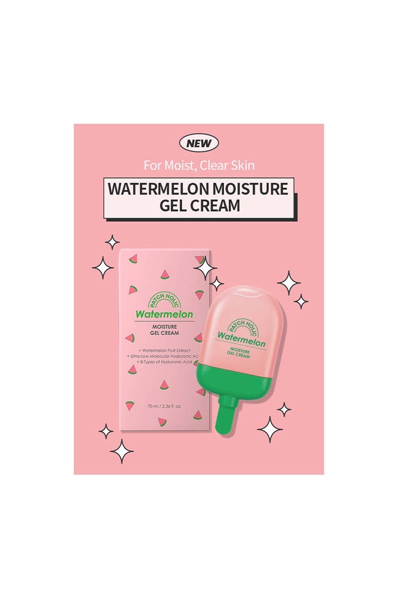 PINEAPPLE Beauty - Wholesale Facial Moisturizer - Patch Holic PAT020 Watermelon Moisture Gel Cream - 6pc3