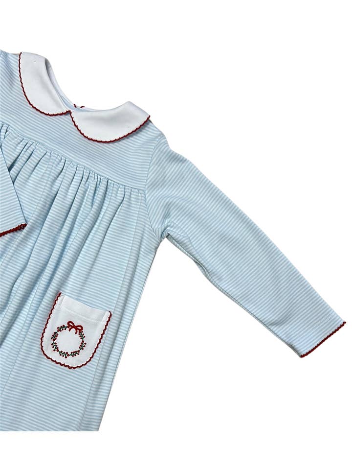 Marco and Lizzy - Wholesale Dress - Kids - Christmas wreath pocket float girl's dress4