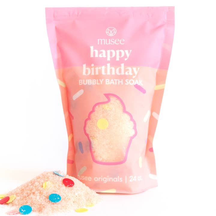 Happy Birthday Bubbly Bath Soak for wholesale by Musee