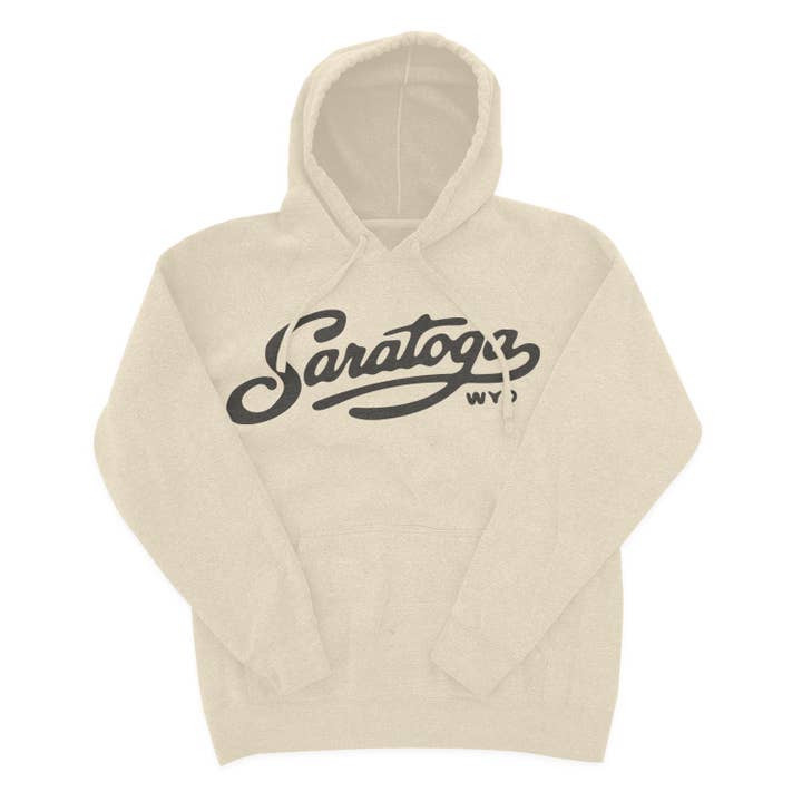 Saratoga Script Unisex Hoodie for wholesale by Go Slo
