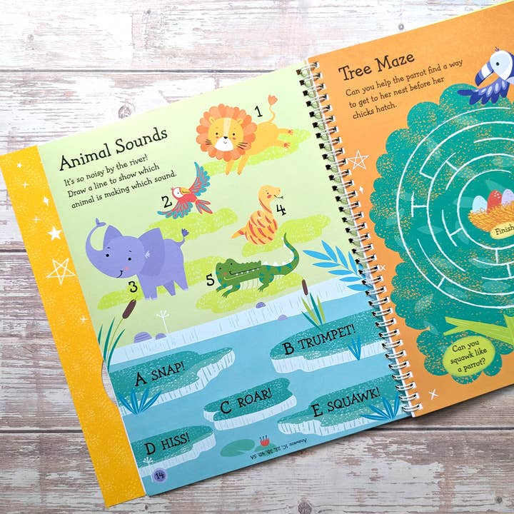 Robert Frederick Ltd - Wholesale Book - Kids - Gem Art Activity Book - Jungle Animals