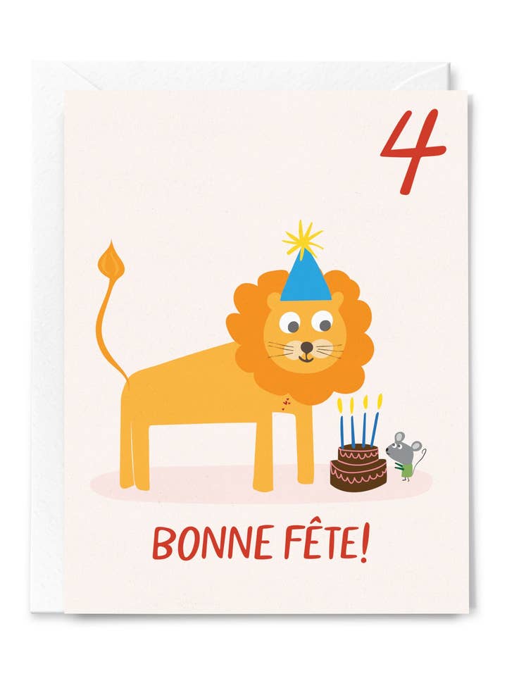 Fijne 4e verjaardag voor wholesale door Happy Just Happy