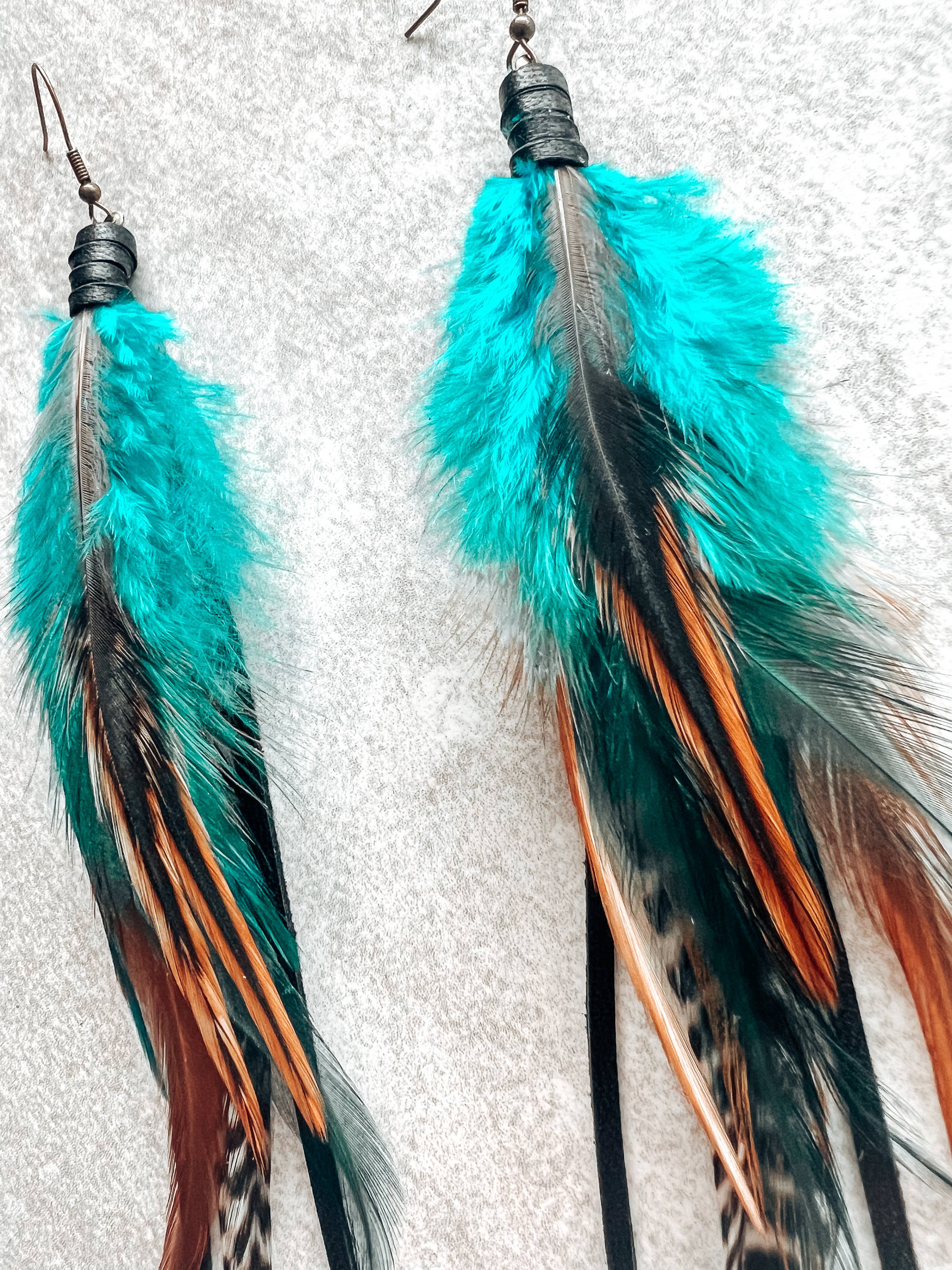 Fringed In Faith - Wholesale Tassel Earrings - Willow Creek Feather Earring2