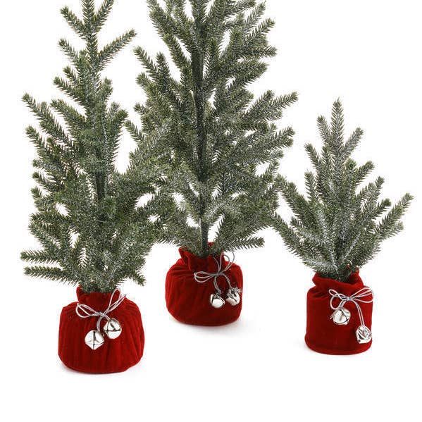 Studio Specialties - Wholesale Artificial Christmas Tree - SET /3 TREES WITH RED BASE 12/18/22 "0