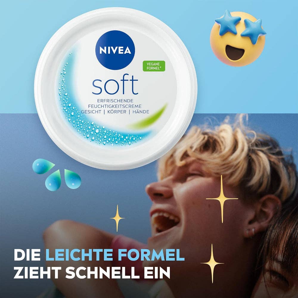 schutzoutlet - Wholesale Body Cream/Lotion - NIVEA Soft Refreshing Moisturizing Cream - 375 ml5
