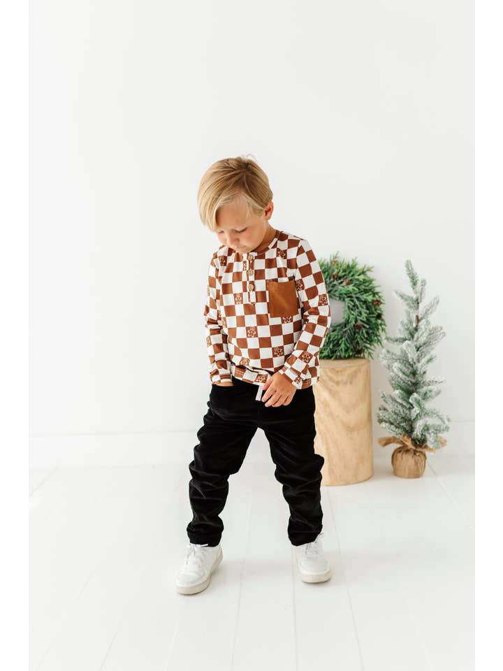 Made By Molly - Wholesale T-Shirt - Kids - Gingerman Check | HENLEY4