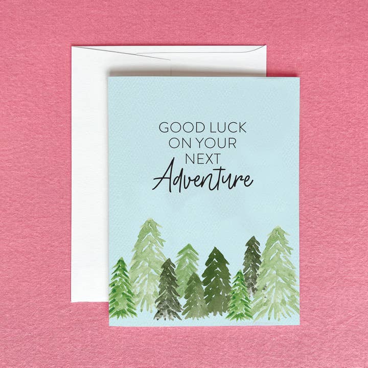 Gert & Co - Wholesale Congratulations Card - Good Luck on Your Next Adventure Congrats Greeting Card2