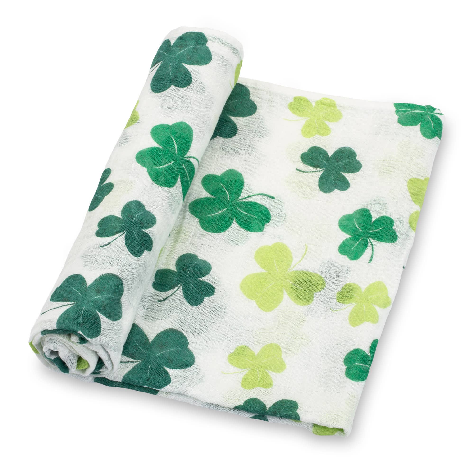 LollyBanks - Wholesale Swaddle - Baby - Lucky Shamrock St. Patrick's Day Themed Baby Swaddle Blanket