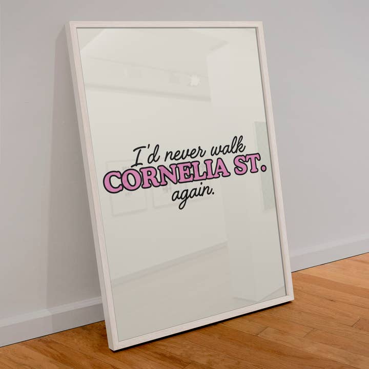 Cornelia Street Print pour la vente par Blue Iris Designs Co