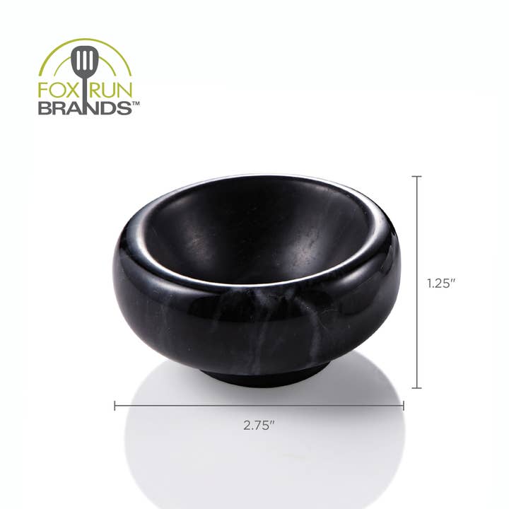 Fox Run Brands - Wholesale Condiment/Dip Bowl - Fox Run Natural Black Marble Pinch Bowl, 1 oz Condiment Bowl6
