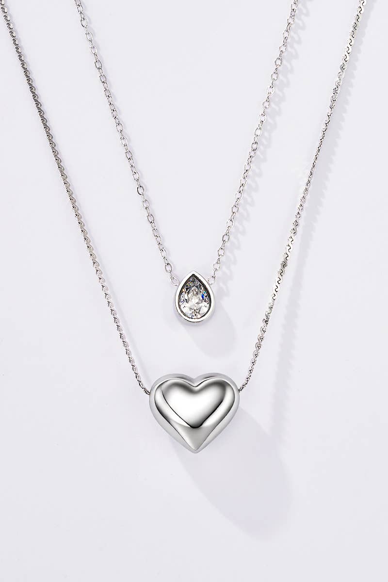 BYREN | ÉLINE L'ATELIER - Wholesale Pendant/Charm Necklace - Stainless Steel Clamps 224AQ2015