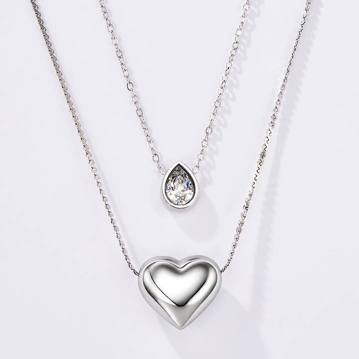 BYREN | ÉLINE L'ATELIER - Wholesale Pendant/Charm Necklace - Stainless Steel Clamps 224AQ2015