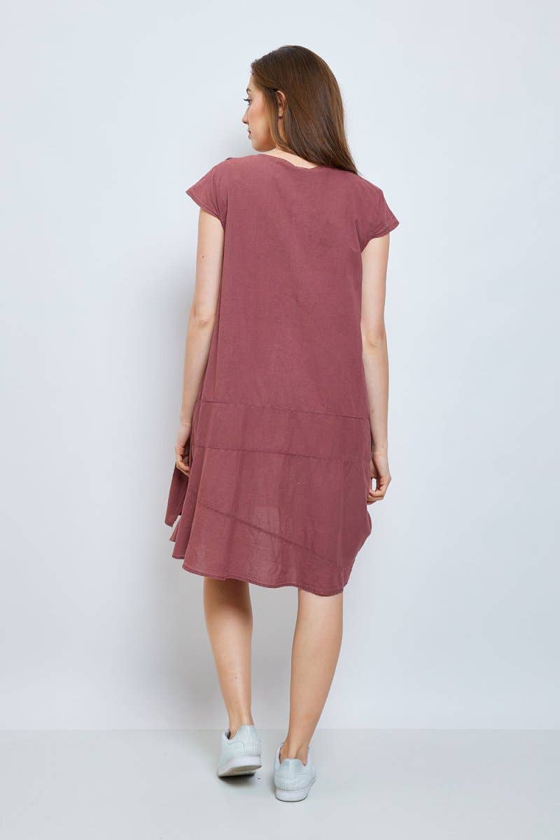 BELLA BLUE – Großhandel Kleid – Damen – Kleid - D376-R38302