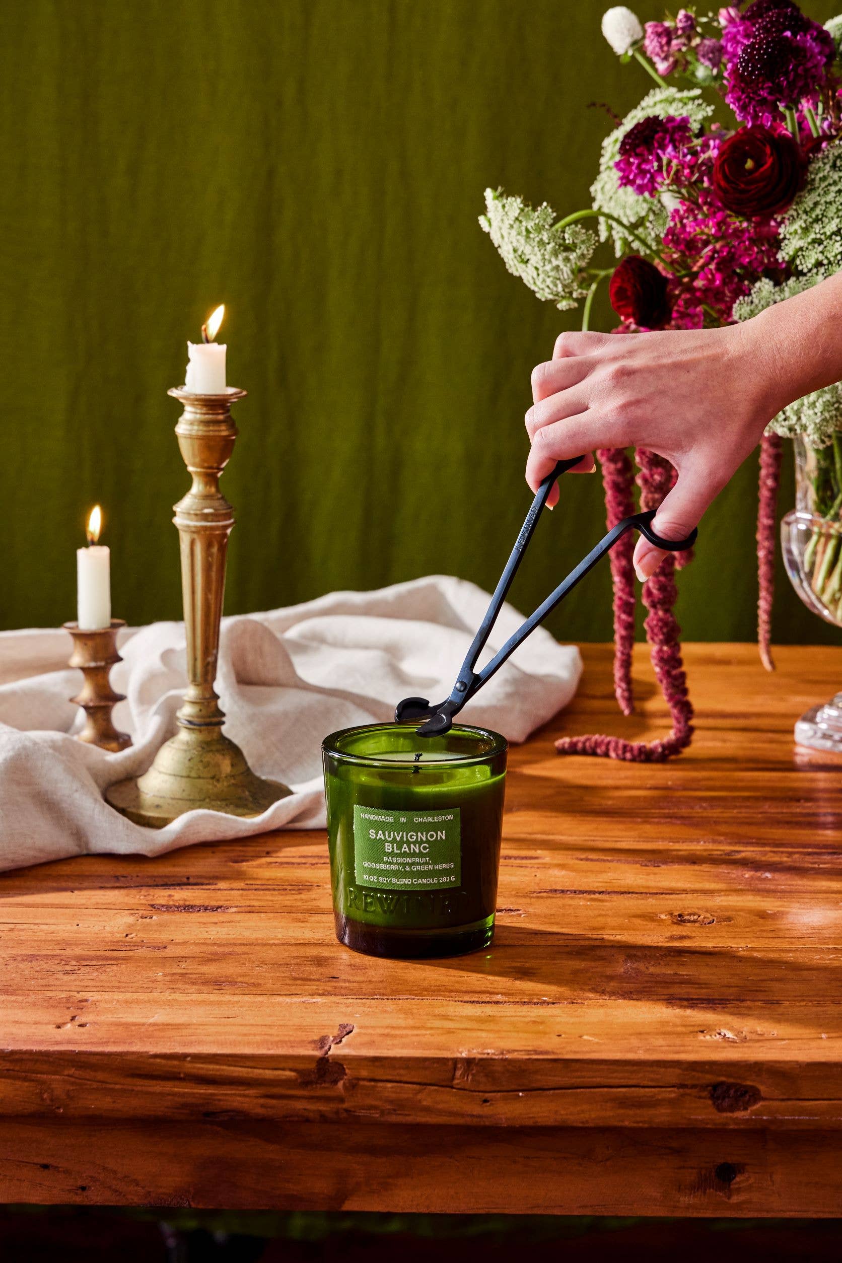 Rewined - Vente Coupe-mèche - Taille-mèches gravées noir mat