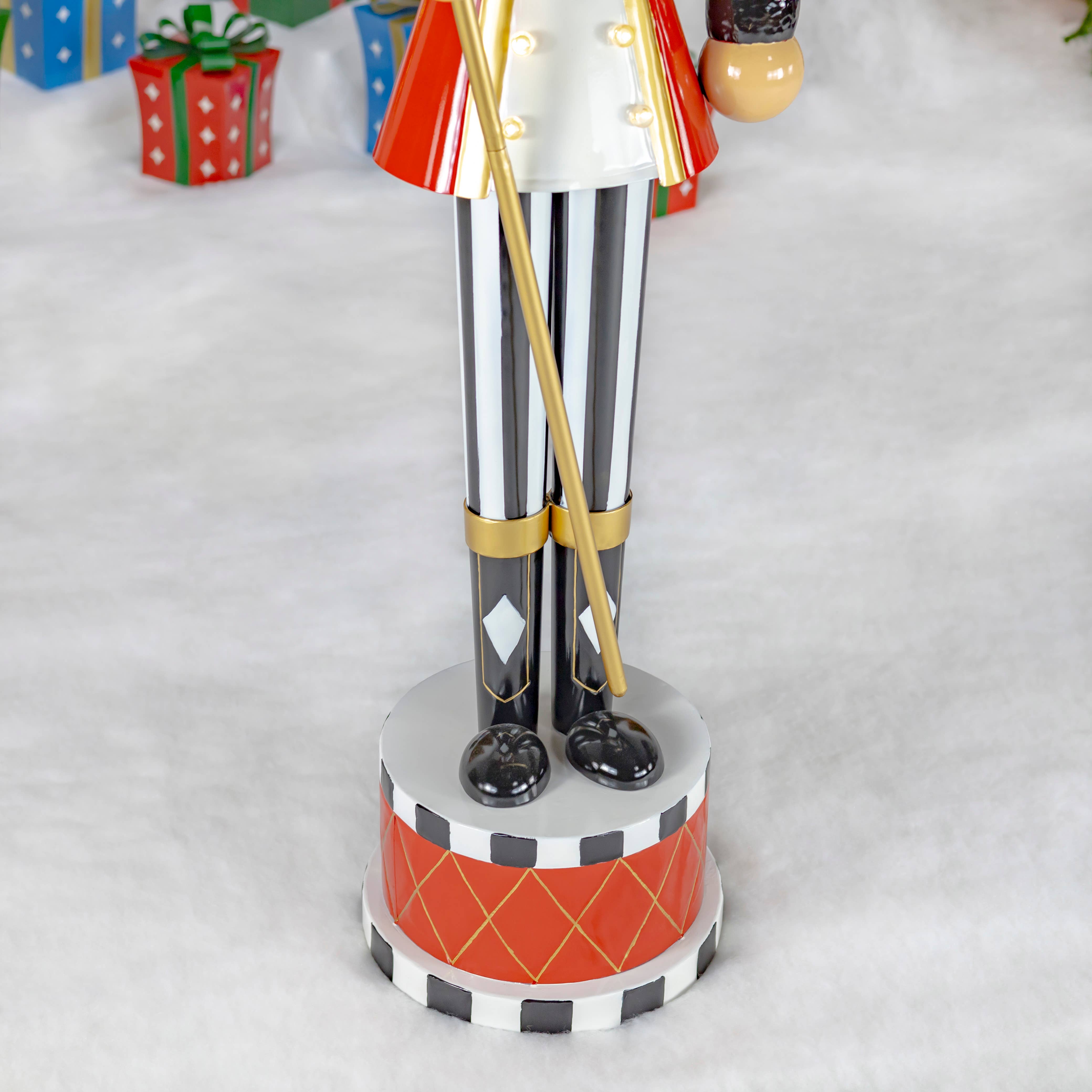 Zaer Ltd. International - Wholesale Holiday Nutcracker - 5ft Tall Light-Up Iron Christmas Nutcrackers - 5 Asst Styles19
