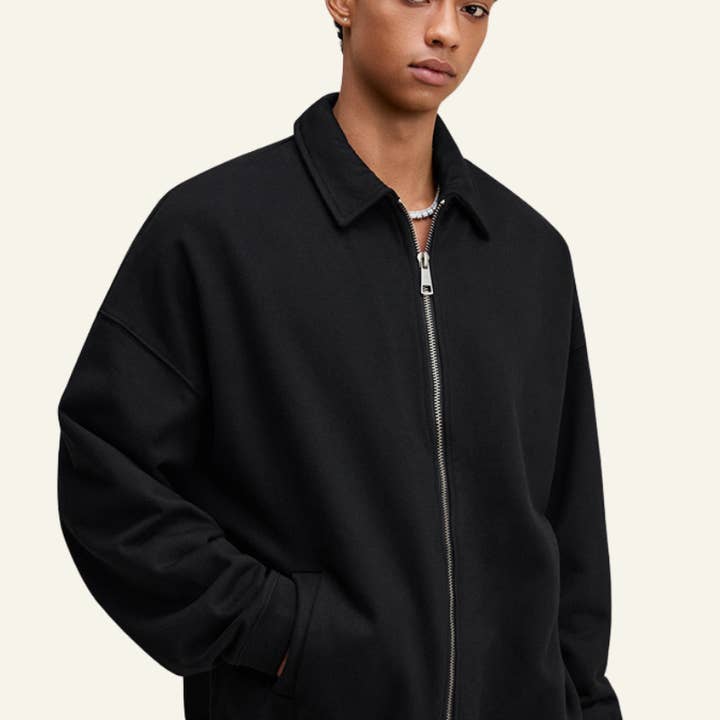 Men's Full Zipper Streetwear Jacket for wholesale by particleactive