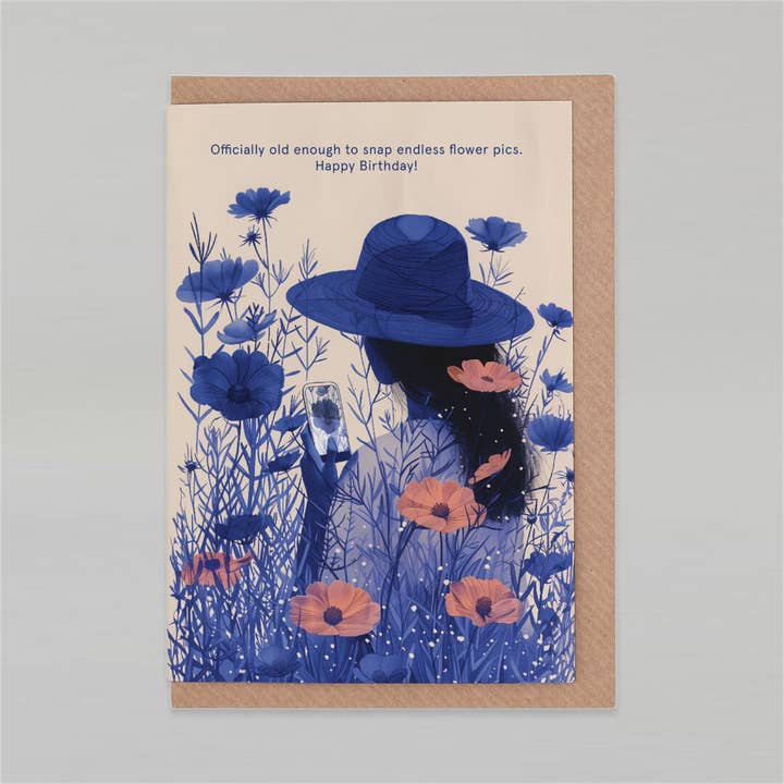 De bloemen fotoclub | Verjaardagskaart | plantenliefhebber voor wholesale door Botanopia - gifts , decor and cards for plant lovers