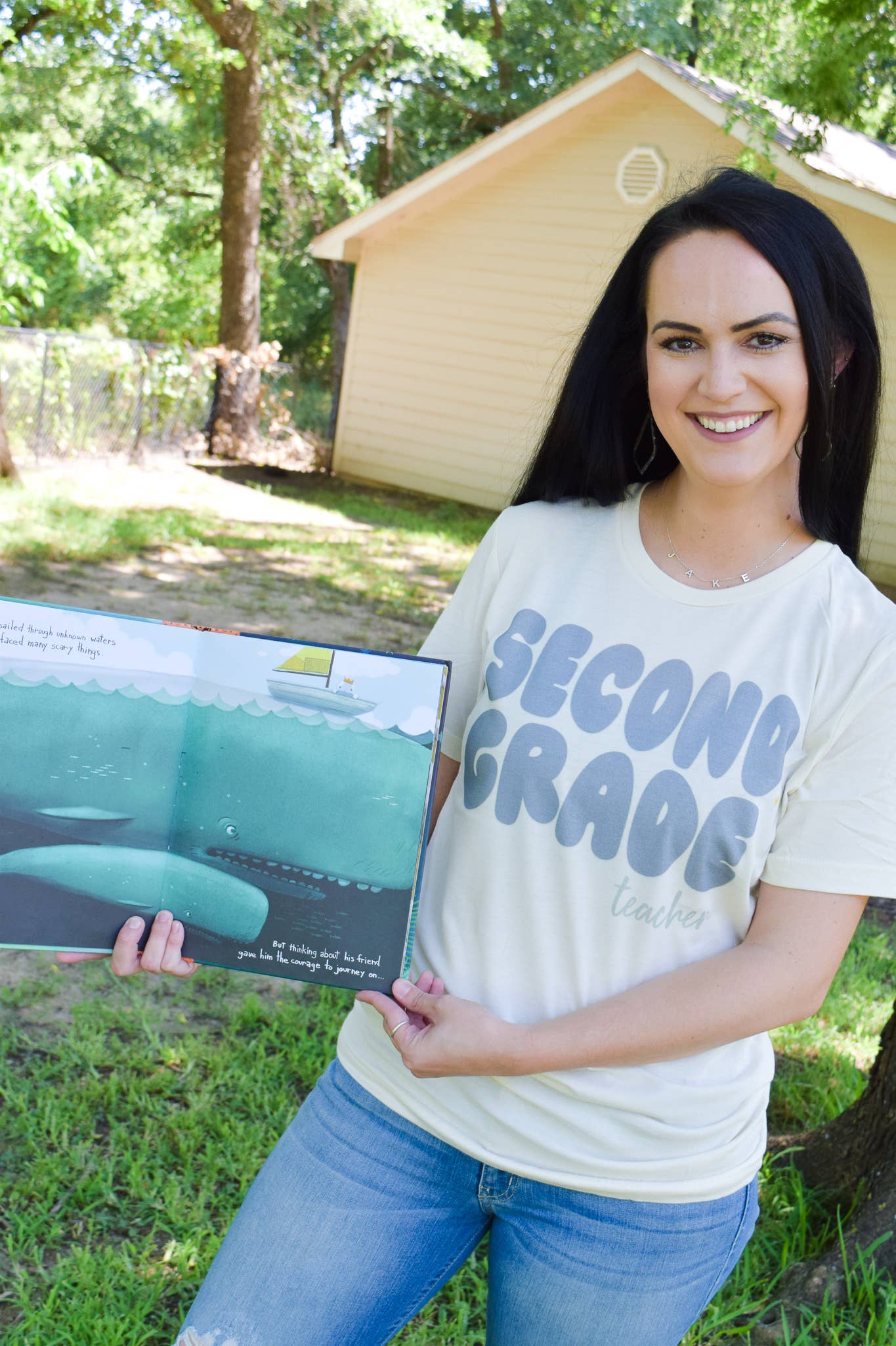 Spirit+Tribe - Wholesale Screen Printed T-Shirt - Women's - GRADE TEACHER2