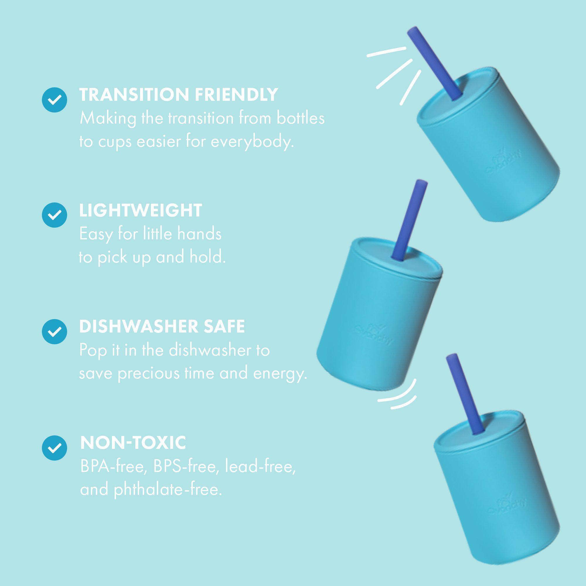 Avanchy - Wholesale Drinking Glass/Cup - Kids & Baby - 8 oz. Avanchy La Petite Medium Silicone Baby Cup3