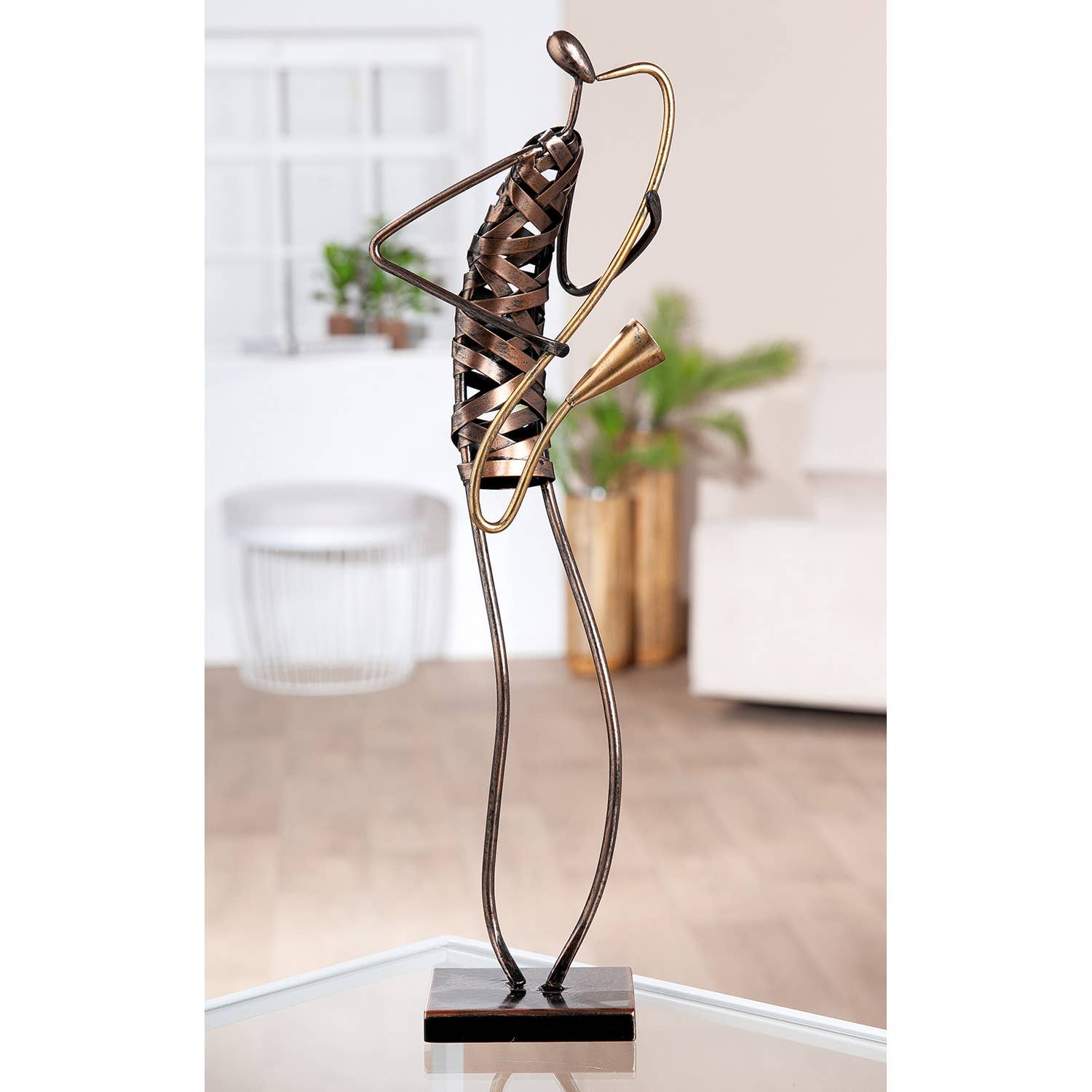 brown Figure musician band, bronze H.47 cm for wholesale on Faire1