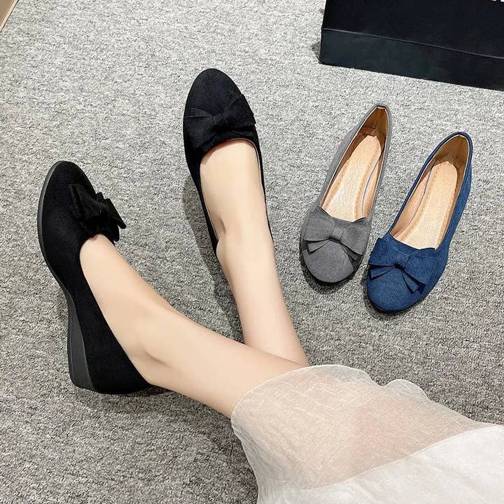 React Activewear – wholesale Lågskor - Dam – Lågklackade slip-ons med spetsig tå