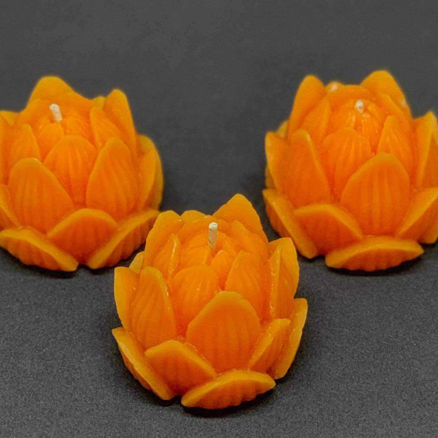 Eastvan bees - Vendita all'ingrosso Candele regalo - Fiore di loto - Candela 100% cera d'api2