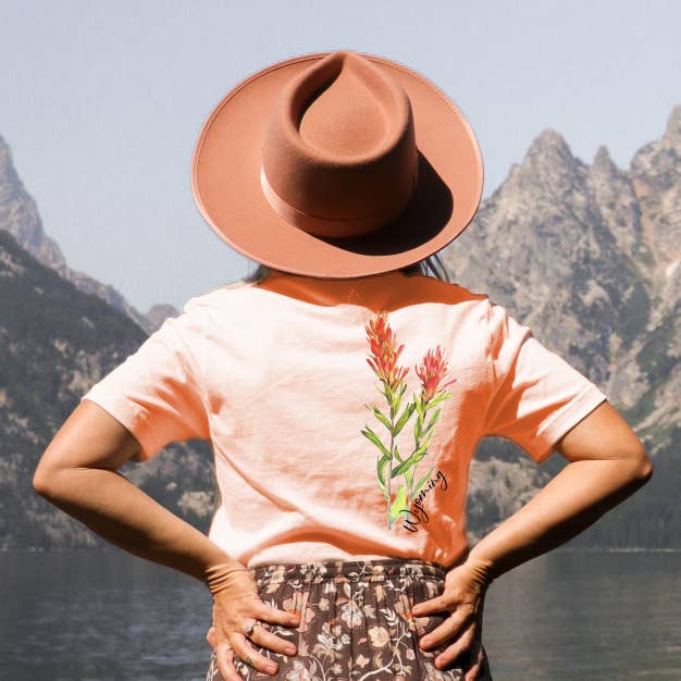 This Joyful Home - Wholesale T-Shirt (Graphic) - Women's - Wyoming Indian Paintbrush T-Shirt8