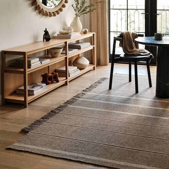 RUGS USA - Wholesale Area Rug - Frenshe Interiors x Rugs USA Toluca Striped Wool Area Rug