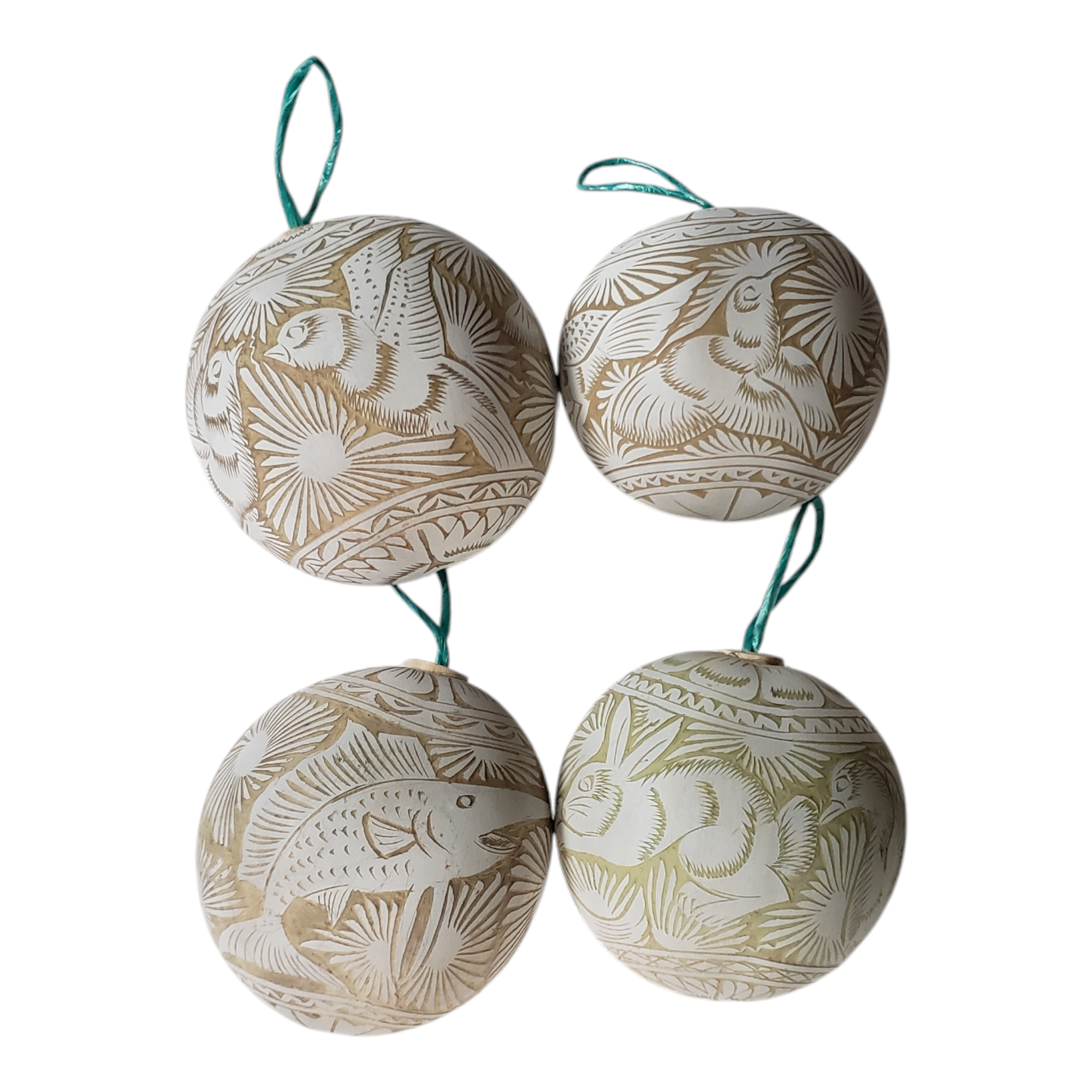 The Little Pueblo – Großhandel Verzierung – Jicara-Kürbis-Ornament aus Oaxaca, Mexiko5