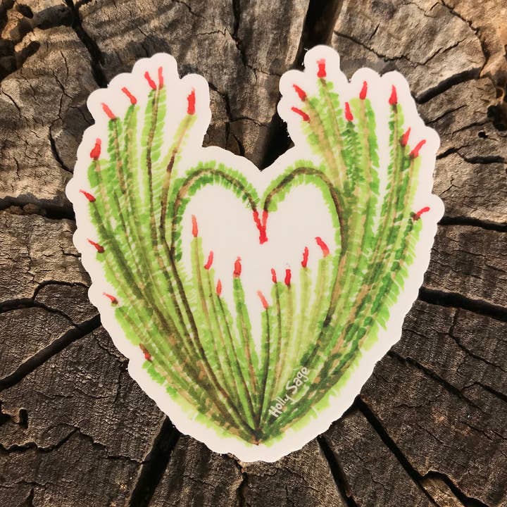 Autocollant Love Ocotillo pour la vente par Holly Sage Art