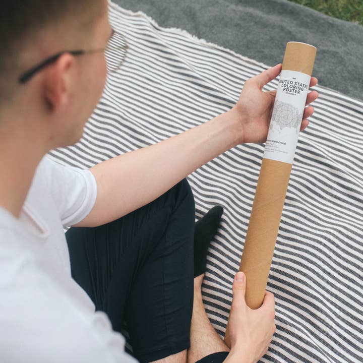 Anna Grunduls Design - Wholesale Coloring Book - Adult - Mandala United States Coloring Map7