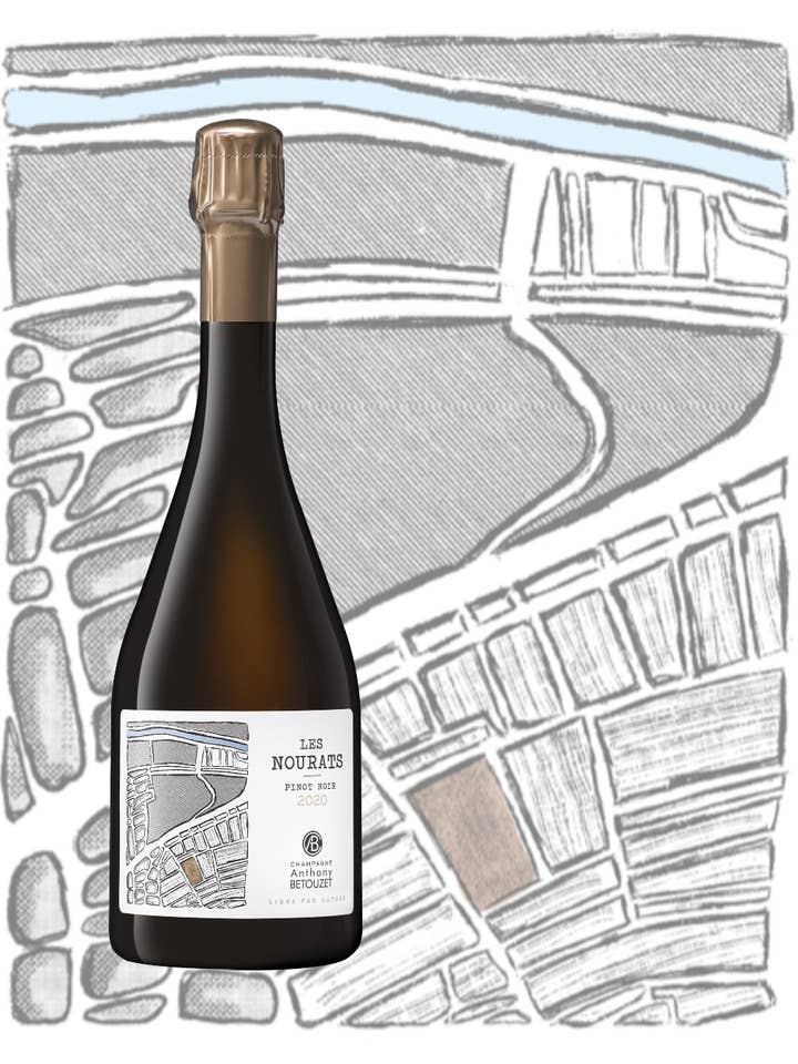 Champagne Les Nourats 100% Pinot Noir vintage 2020 for wholesale by Champagne Anthony Betouzet