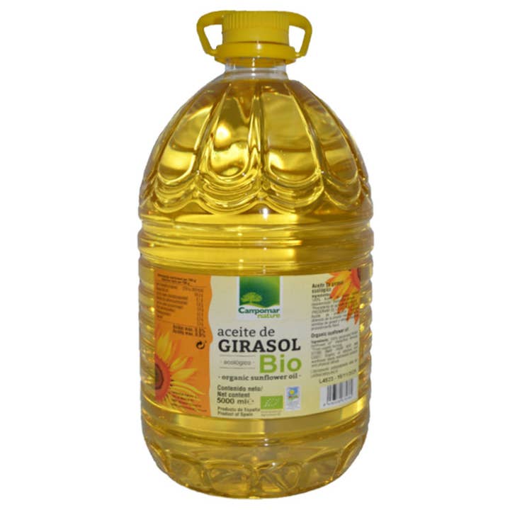 NATURE BIO ORGANIC FOOD FROM SPAIN S.L. - Venta al por mayor Aceite de cocina - Aceite de girasol Ecológico 5 litros PET