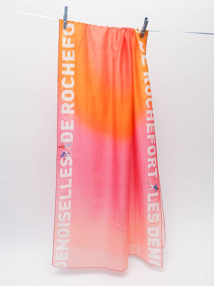 Colorful scarf - The young girls of Rochefort pour la vente par Bleu tango