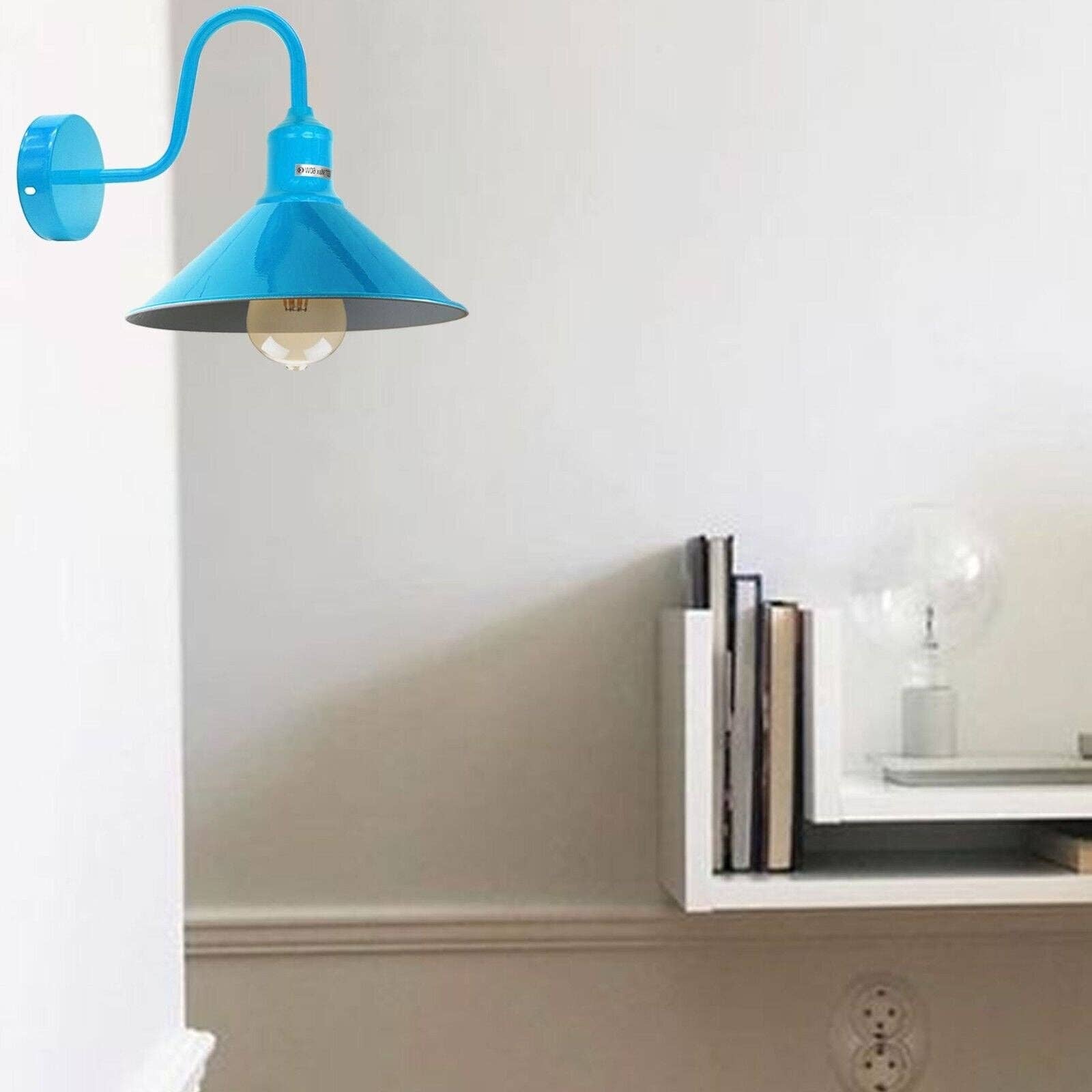 Ledsone – wholesale Sconce – Vintage Retro Industrial Wall Light Shade Metal Lampshade Sconce Wall Lights-40808