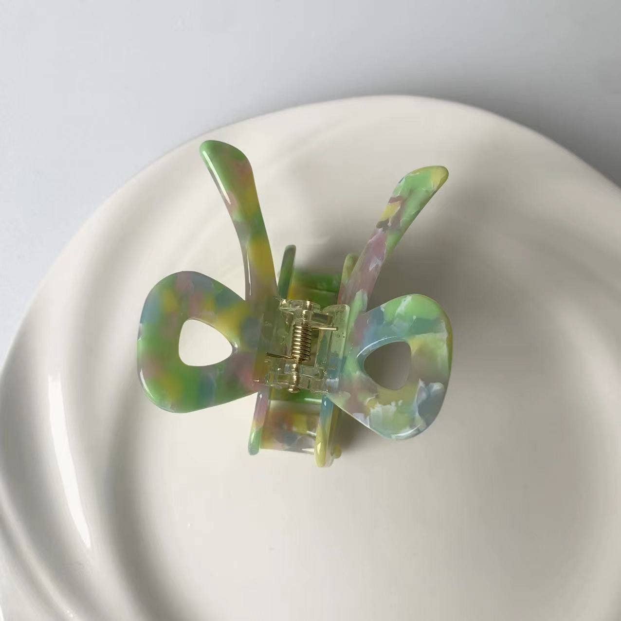 Dipped Shop - Vendita all'ingrosso Fermaglio per capelli - Donna - Graziosi artigli per capelli dolci con nodo a fiocco colorato DPC17066