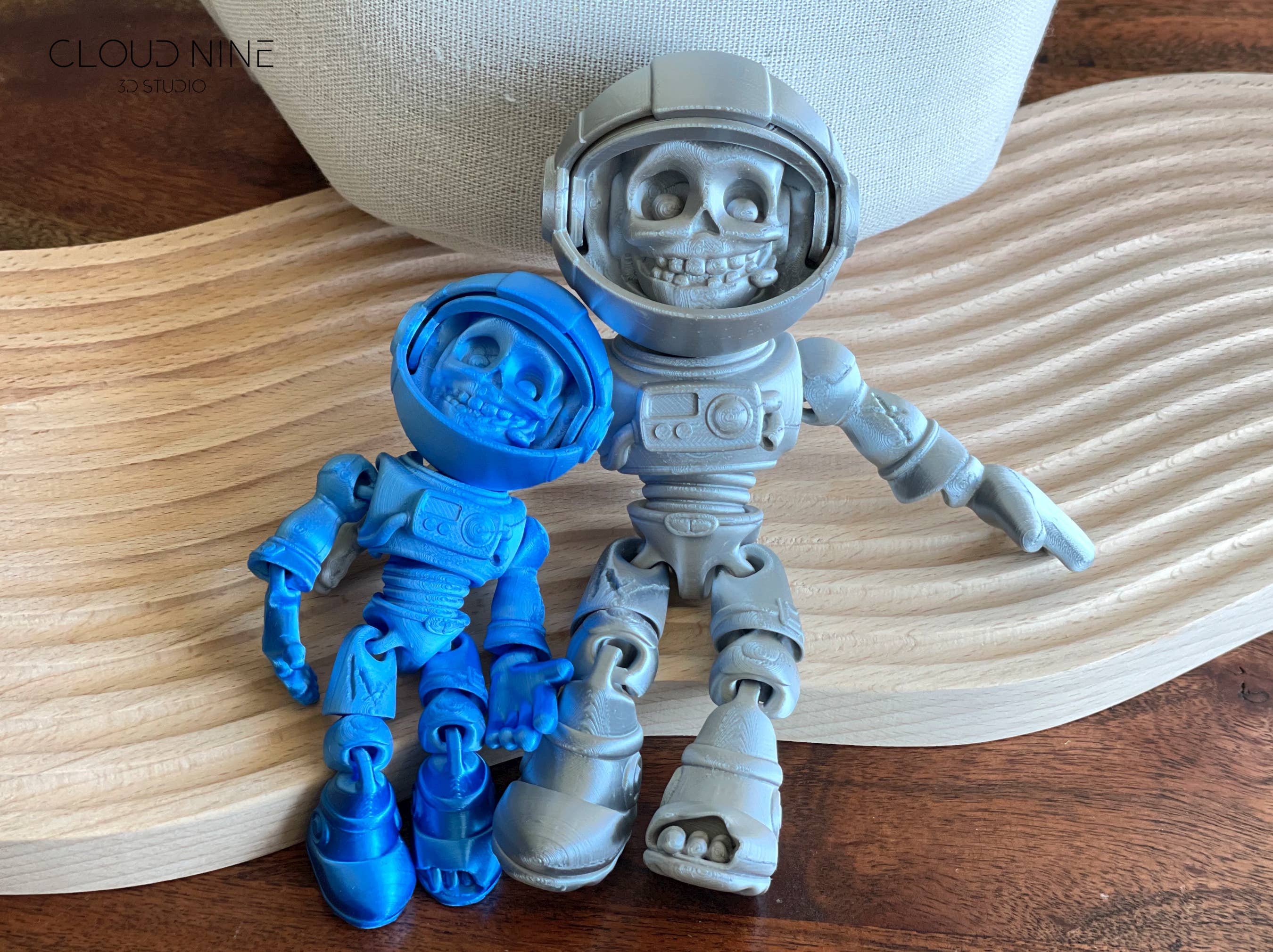 Cloud Nine 3d Studio - Wholesale Fidget Toy - Kids - Articulated Skeleton Astronaut Fidget Toy5