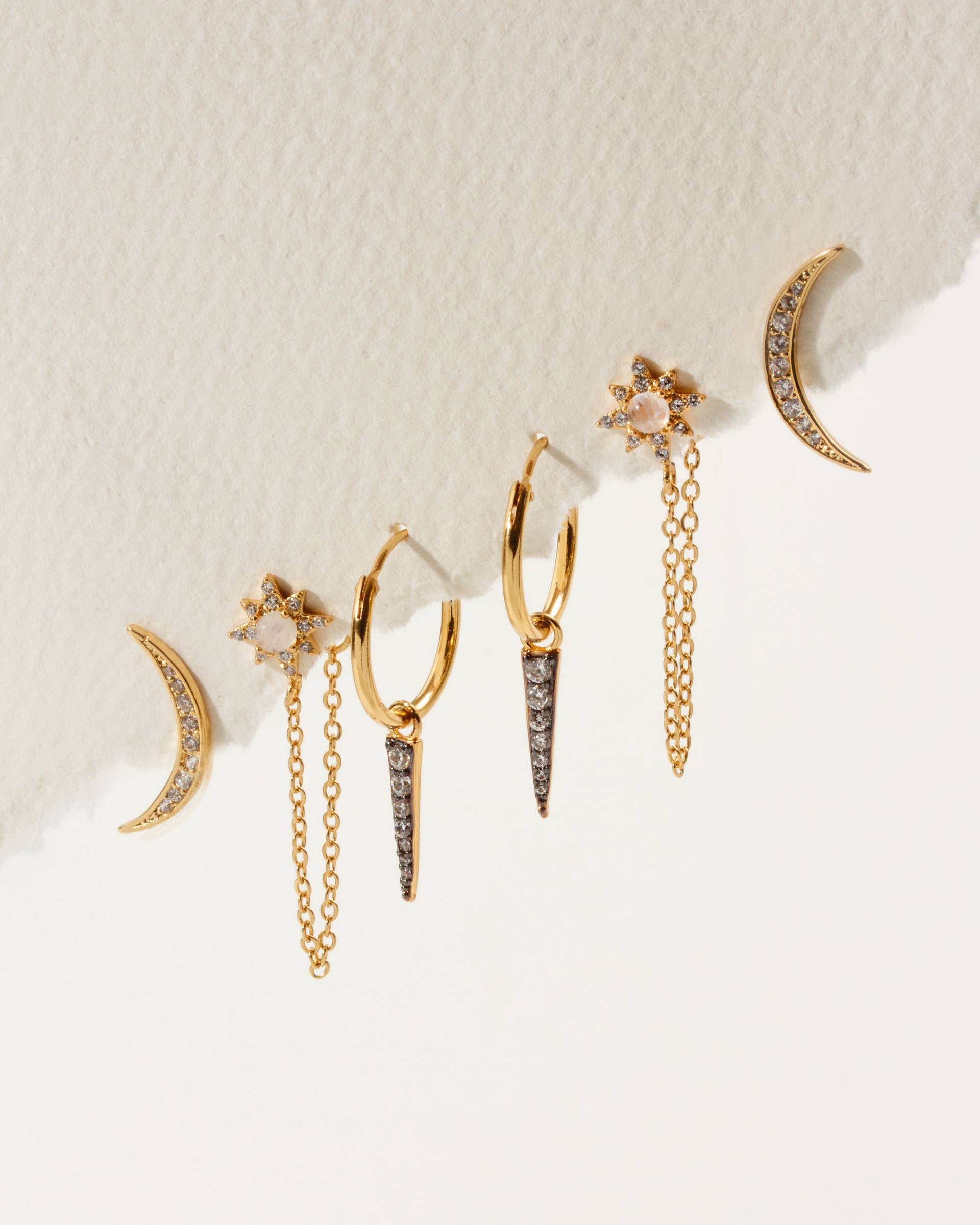 Luna Norte - Wholesale Jewellery set - Twilight Earring Set- Moonstone