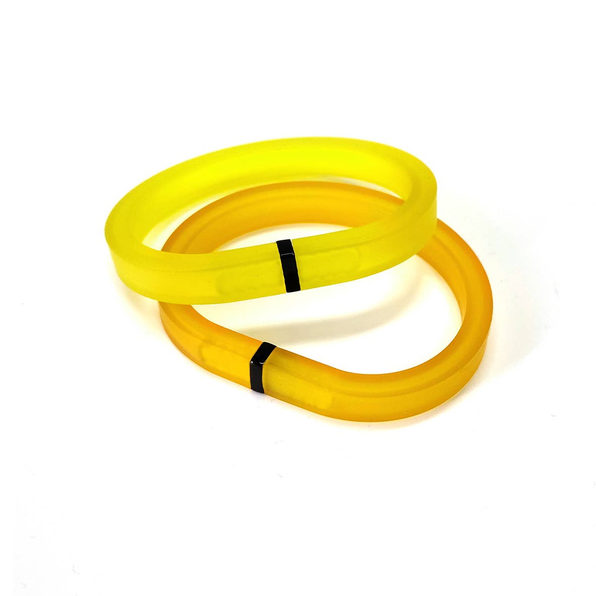 ALEX+SVET - Wholesale Bangle Bracelet - YUNA°DUO set of 2 rubber bracelets ESSENTIALS7