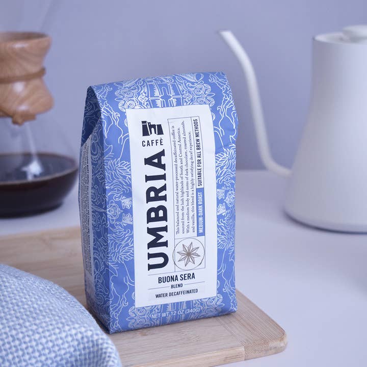 Caffe Umbria - Wholesale Coffee Beans - Buona Sera Blend - 12 oz. Bag 1